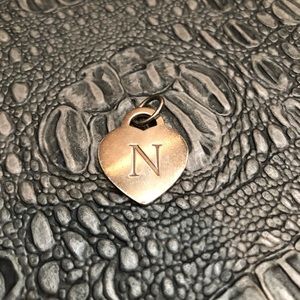 Tiffany and Co. Letter Charm N Silver